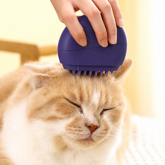 3-in-1 Grooming Comb for Cats – Deshedding, Detangling & Massage Tool