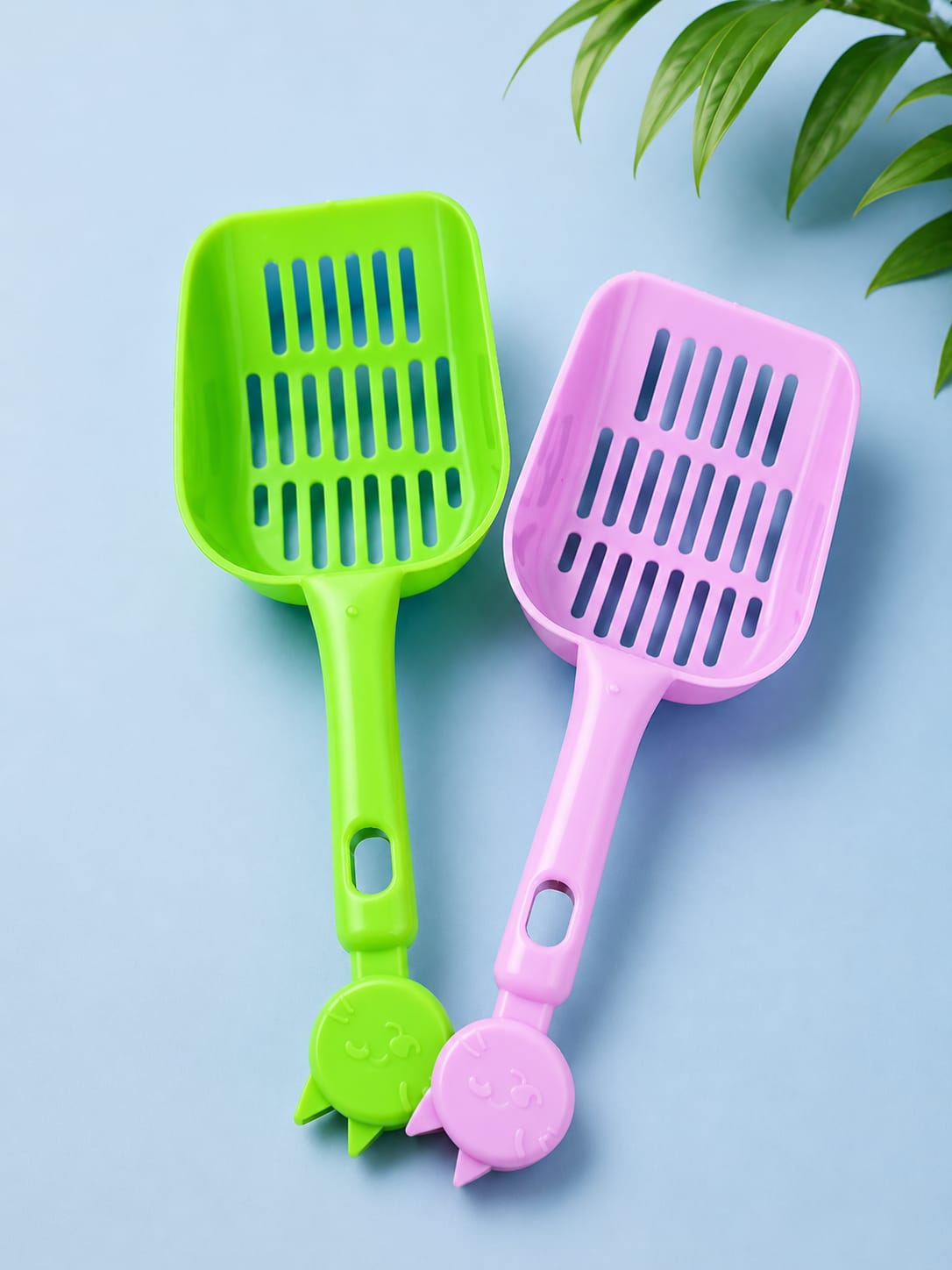Cat Litter Scoop Combo Pack (Pack of 2) | Durable Plastic Litter Scoops |